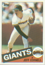 1985 Topps Baseball Cards      514     Jeff Cornell